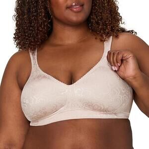 PLAYTEX Womens 18-hour Support Wireless Full-coverage Bra, Sandshell, 42B US